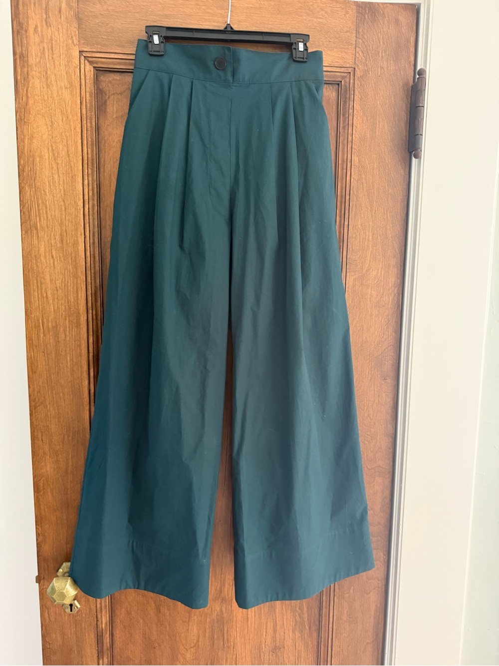 Rachel Comey Coxsone Wide Leg Pant Pant in Deep Teal